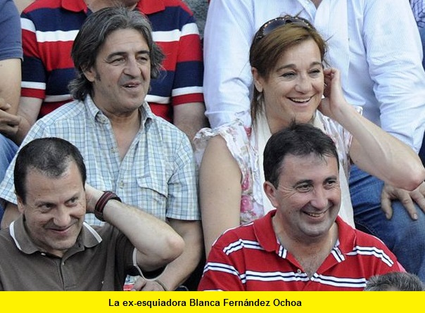 blanca fernandez ochoa en la plaza de toros